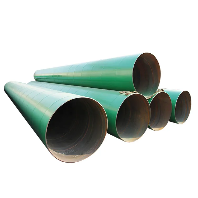 steel pipe coated with epoxy powder anticorrosion spiral round welded carbon steel pipe 3pe steel pipe q345